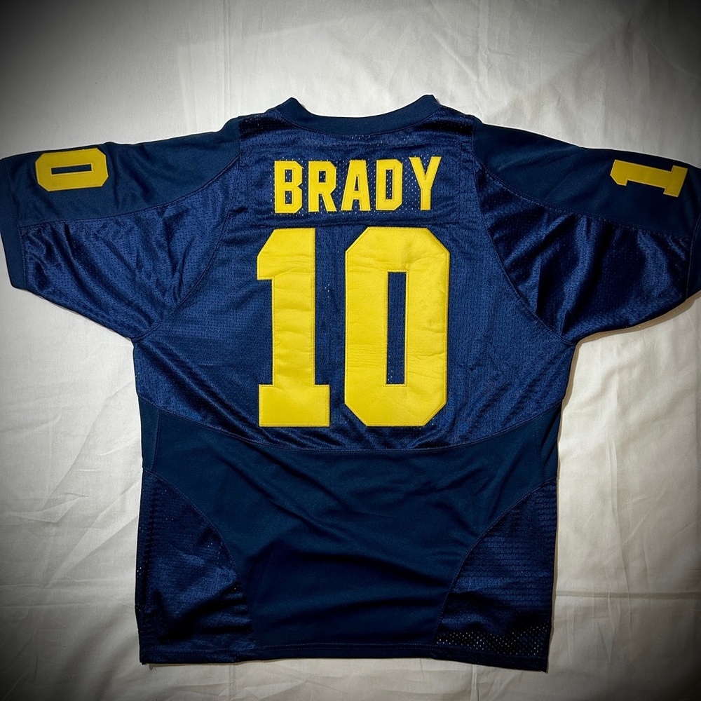 Tom Brady, Michigan Jersey, #10, Size 48, or Medium, New with Tags, Stitched.